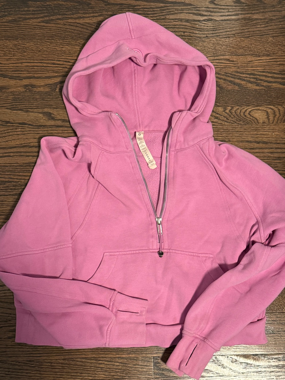 lululemon athletica dusty pink pullover hoodie